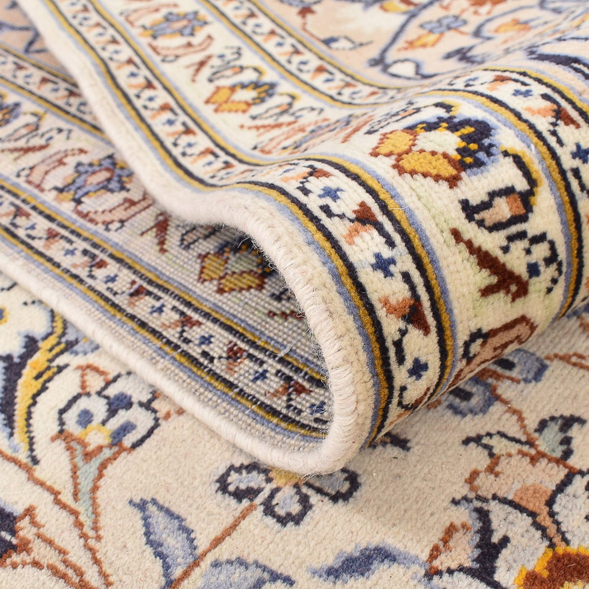 Perzisch tapijt - Keshan - 380 x 271 cm - licht beige