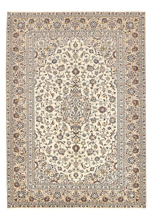 Perzisch tapijt - Keshan - 310 x 215 cm - licht beige