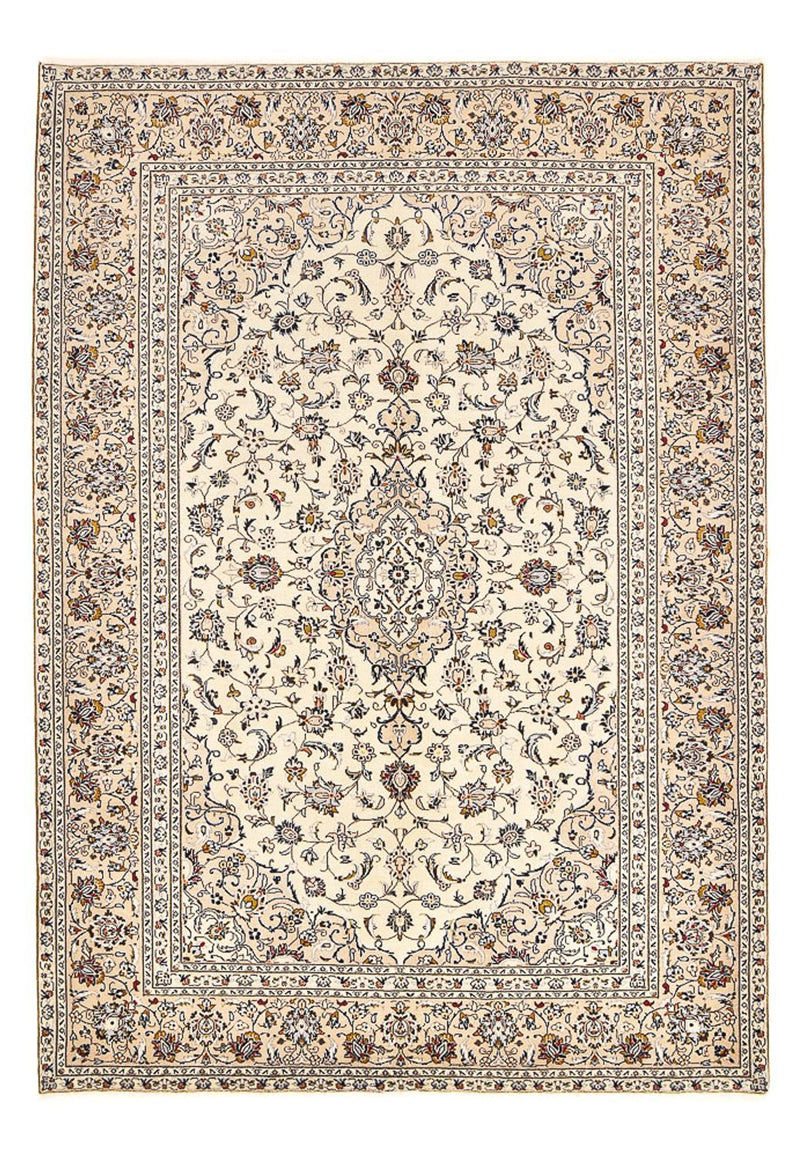 Perzisch tapijt - Keshan - 310 x 215 cm - licht beige