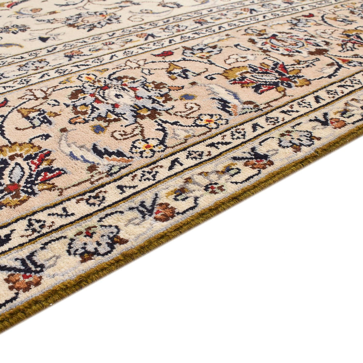 Perzisch tapijt - Keshan - 310 x 215 cm - licht beige