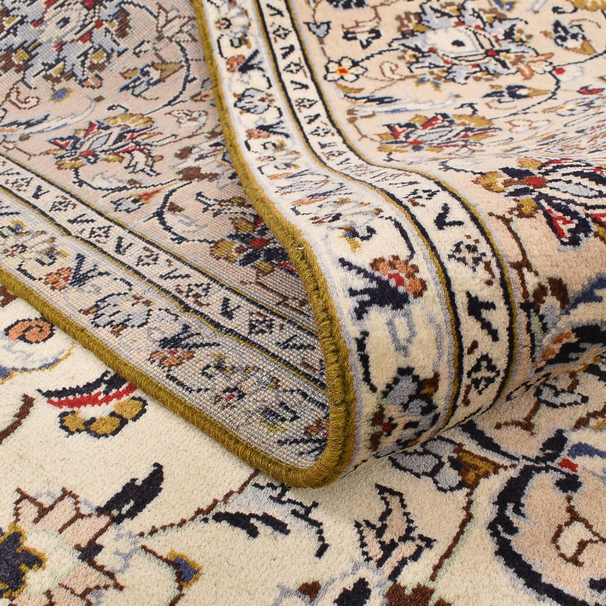 Perzisch tapijt - Keshan - 310 x 215 cm - licht beige