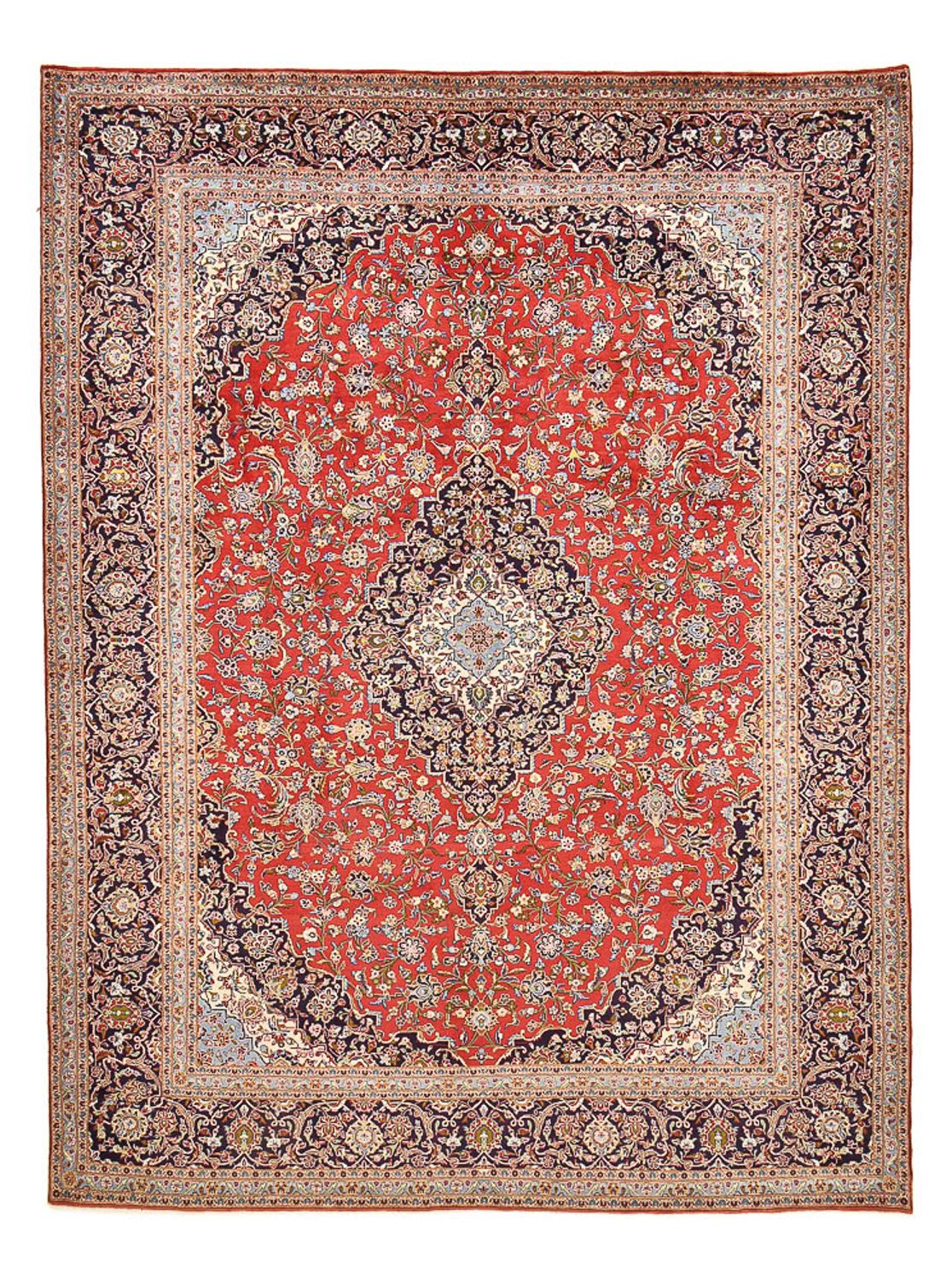 Perzisch tapijt - Keshan - 426 x 311 cm - rood