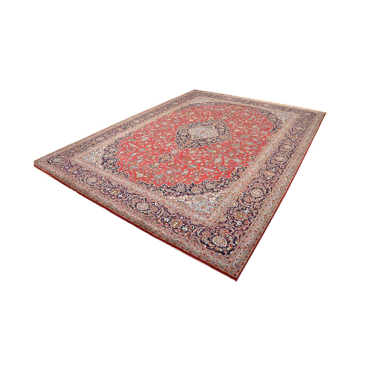 Perzisch tapijt - Keshan - 426 x 311 cm - rood