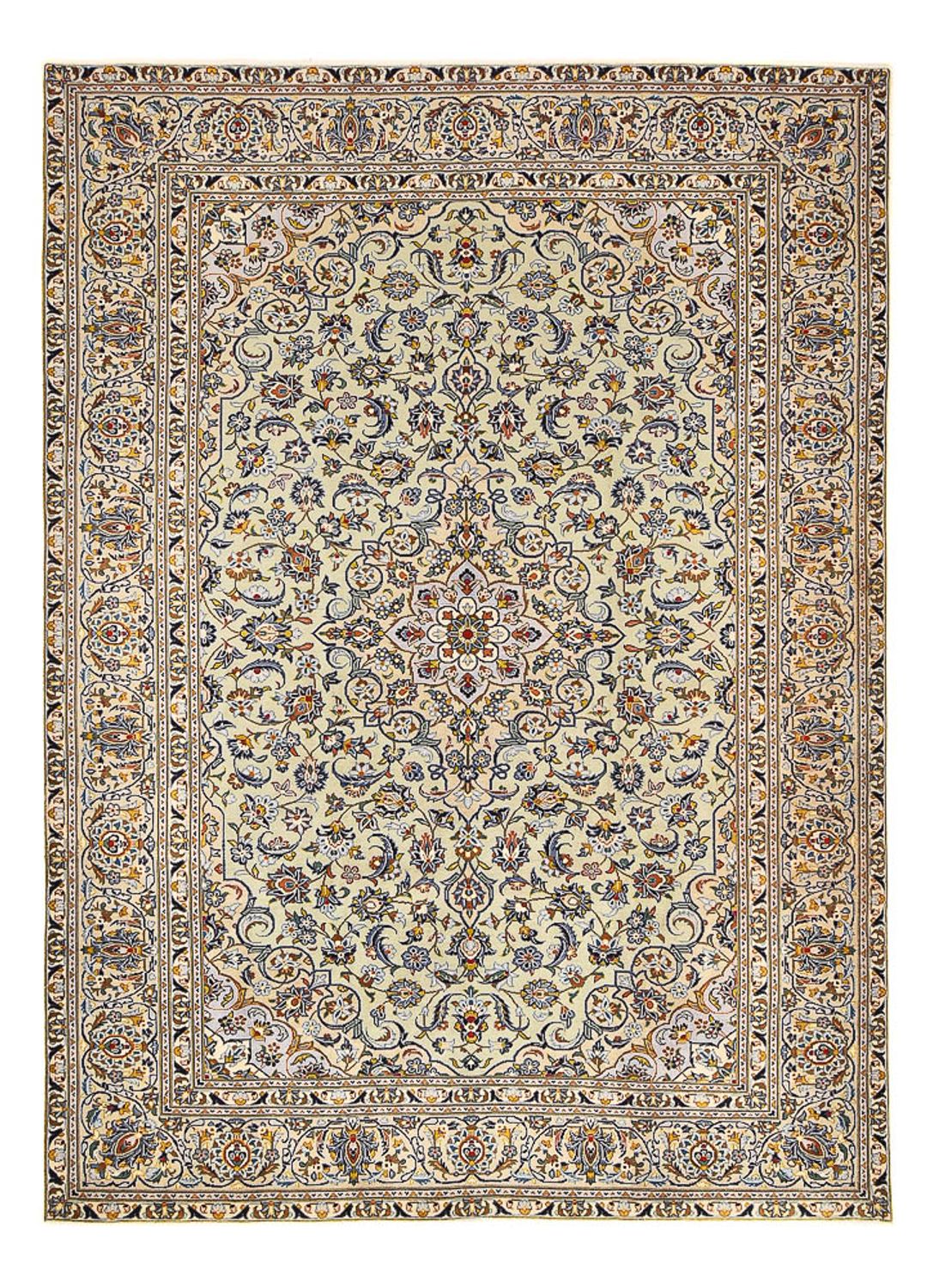 Perzisch tapijt - Keshan - 350 x 249 cm - donker beige