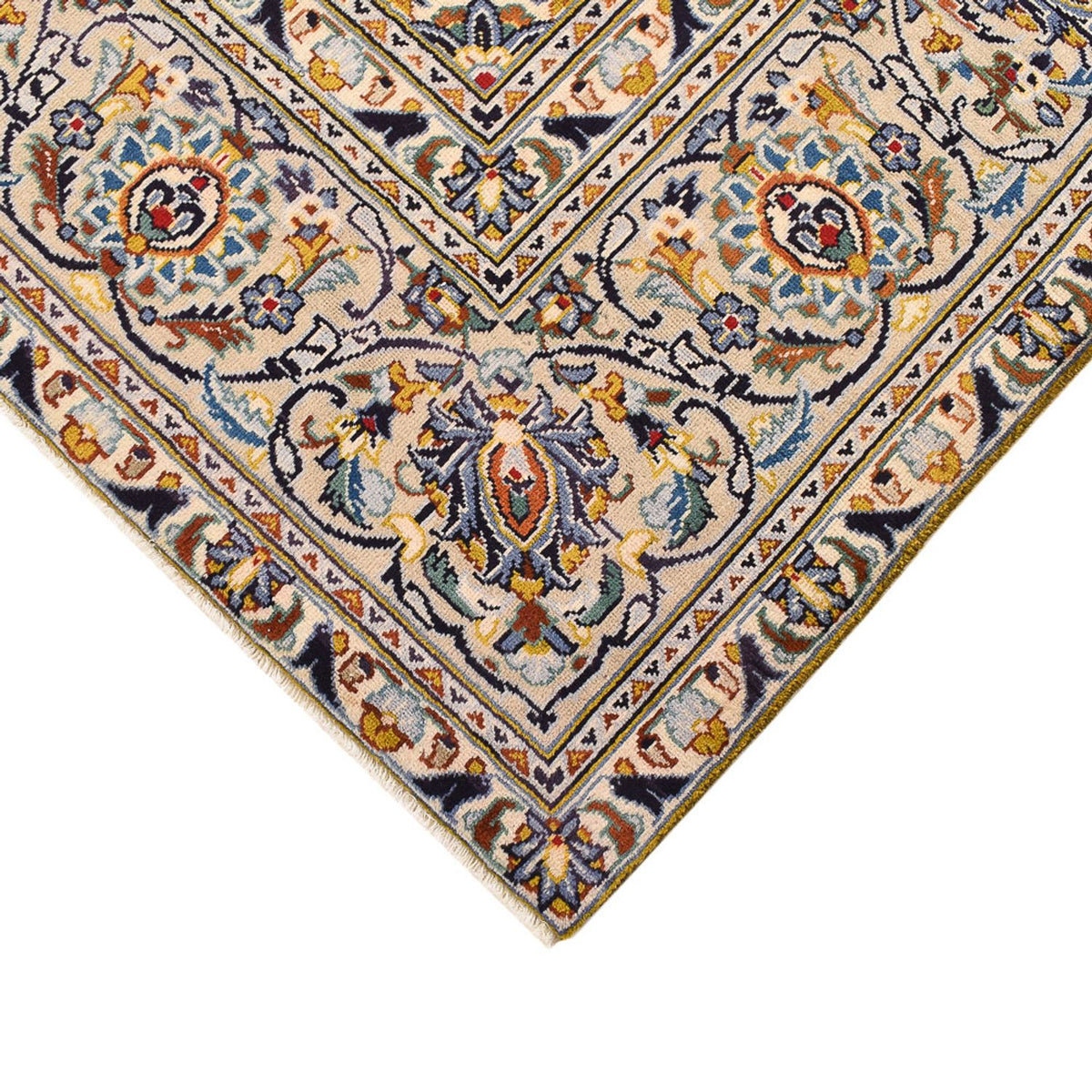 Perzisch tapijt - Keshan - 350 x 249 cm - donker beige