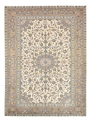 Perzisch tapijt - Keshan - 345 x 250 cm - licht beige