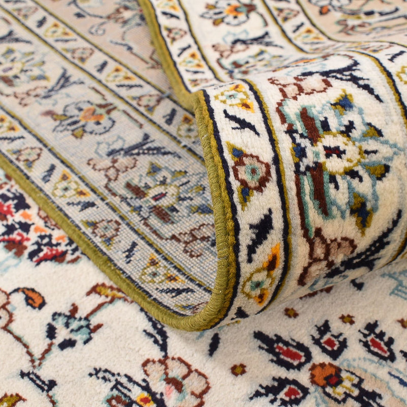 Perzisch tapijt - Keshan - 397 x 293 cm - licht beige