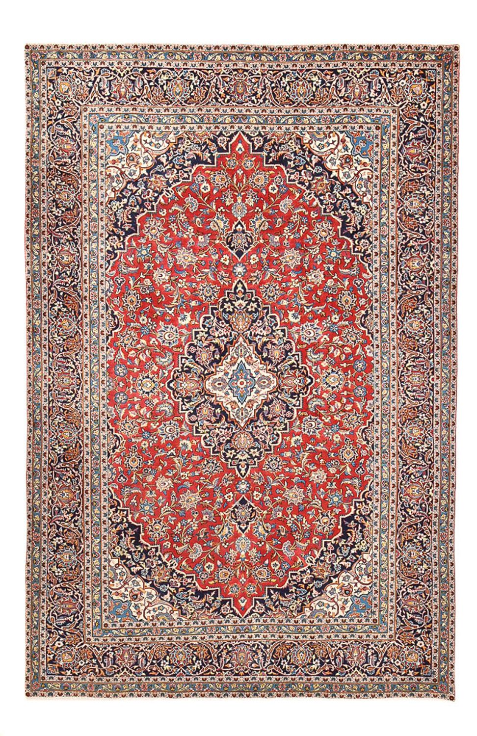 Perzisch tapijt - Keshan - 394 x 249 cm - rood