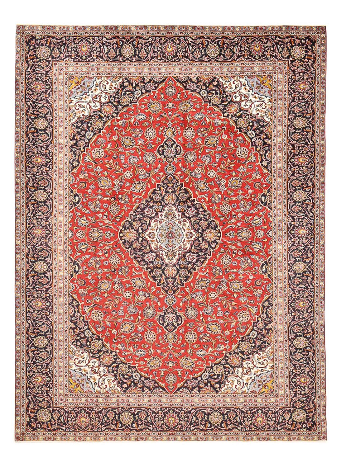 Perzisch tapijt - Keshan - 388 x 283 cm - rood