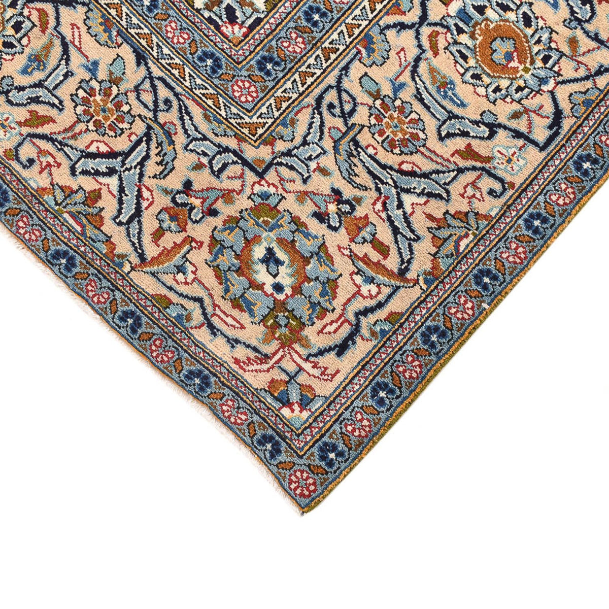 Perzisch tapijt - Keshan - 288 x 198 cm - licht beige