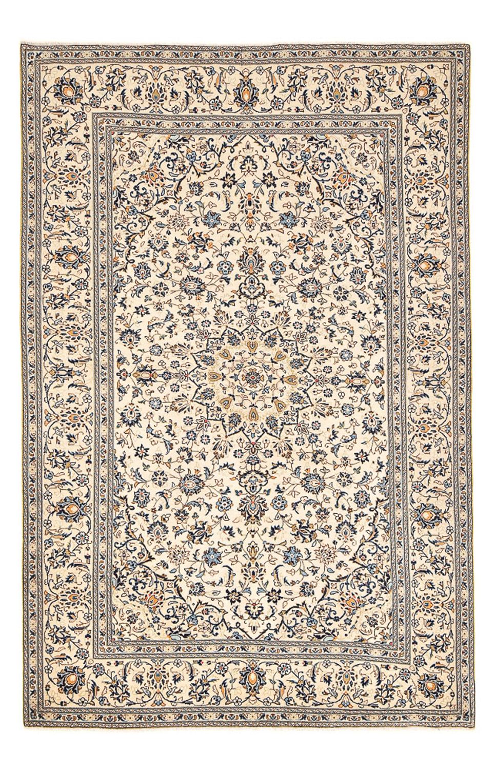 Perzisch tapijt - Keshan - 310 x 196 cm - licht beige