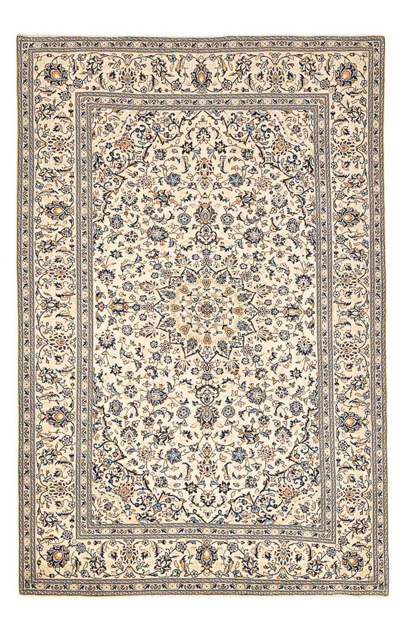 Perzisch tapijt - Keshan - 310 x 196 cm - licht beige