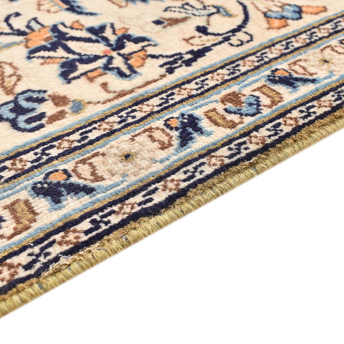 Perzisch tapijt - Keshan - 310 x 196 cm - licht beige
