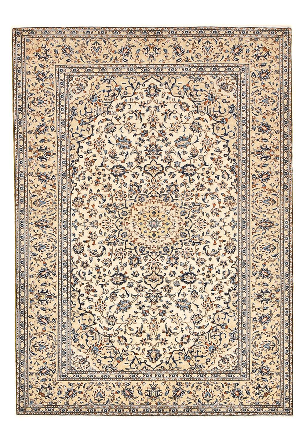 Perzisch tapijt - Keshan - 293 x 201 cm - licht beige
