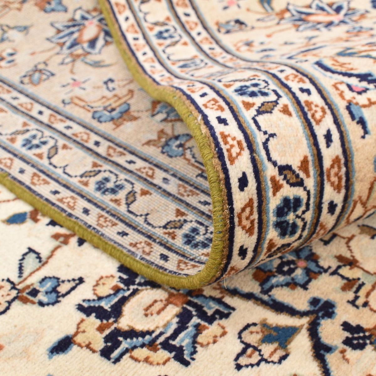 Perzisch tapijt - Keshan - 293 x 201 cm - licht beige