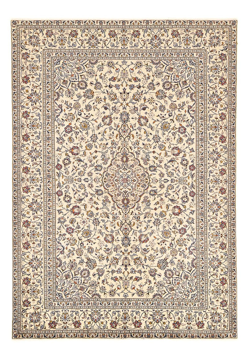 Perzisch tapijt - Keshan - 295 x 196 cm - licht beige