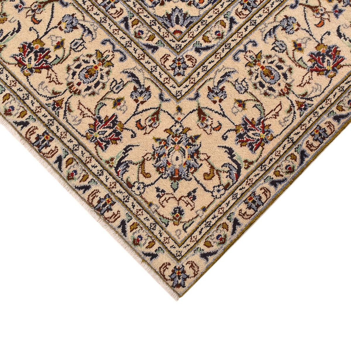 Perzisch tapijt - Keshan - 295 x 196 cm - licht beige