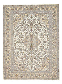 Perzisch tapijt - Keshan - 400 x 288 cm - licht beige