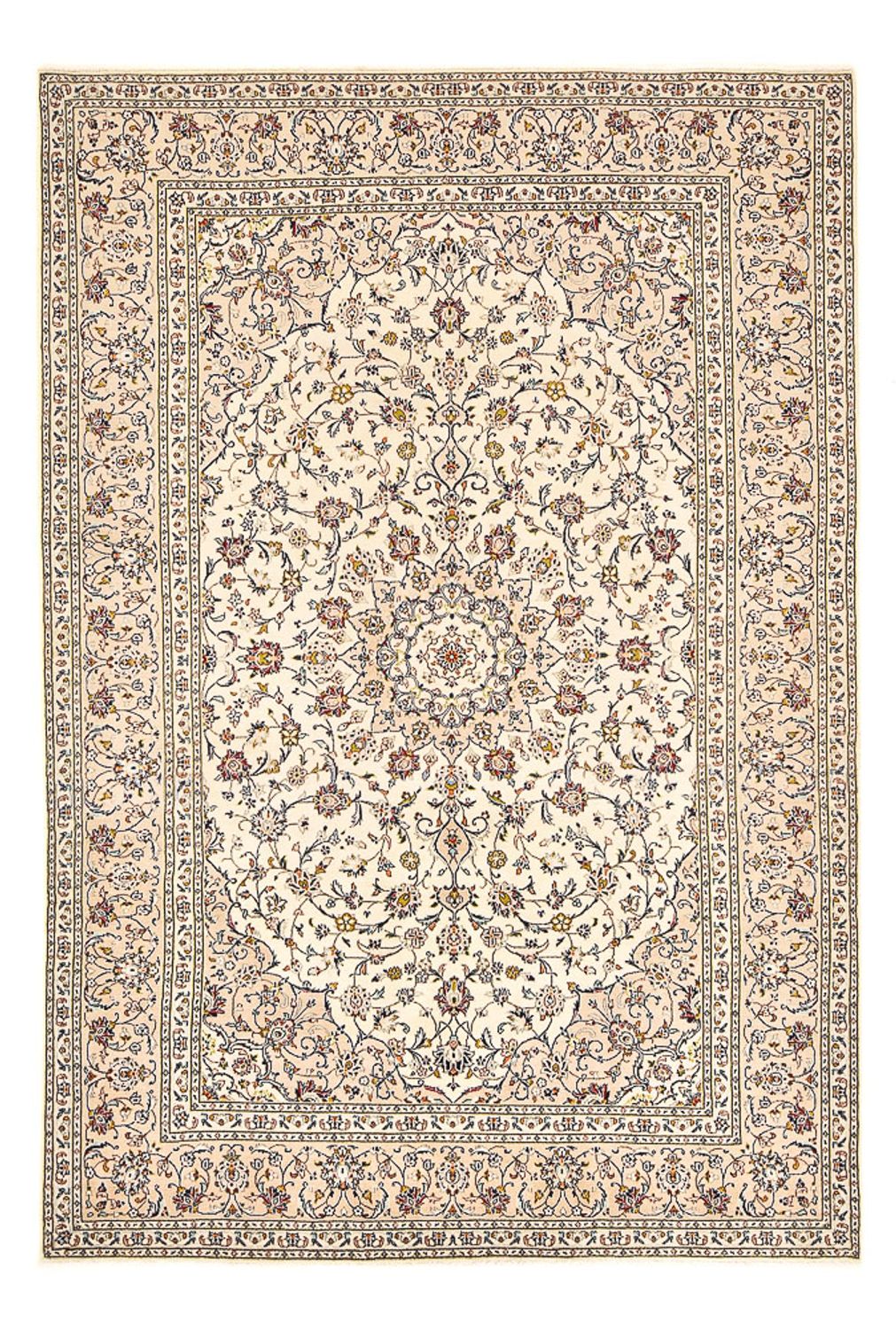 Perzisch tapijt - Keshan - 300 x 200 cm - licht beige