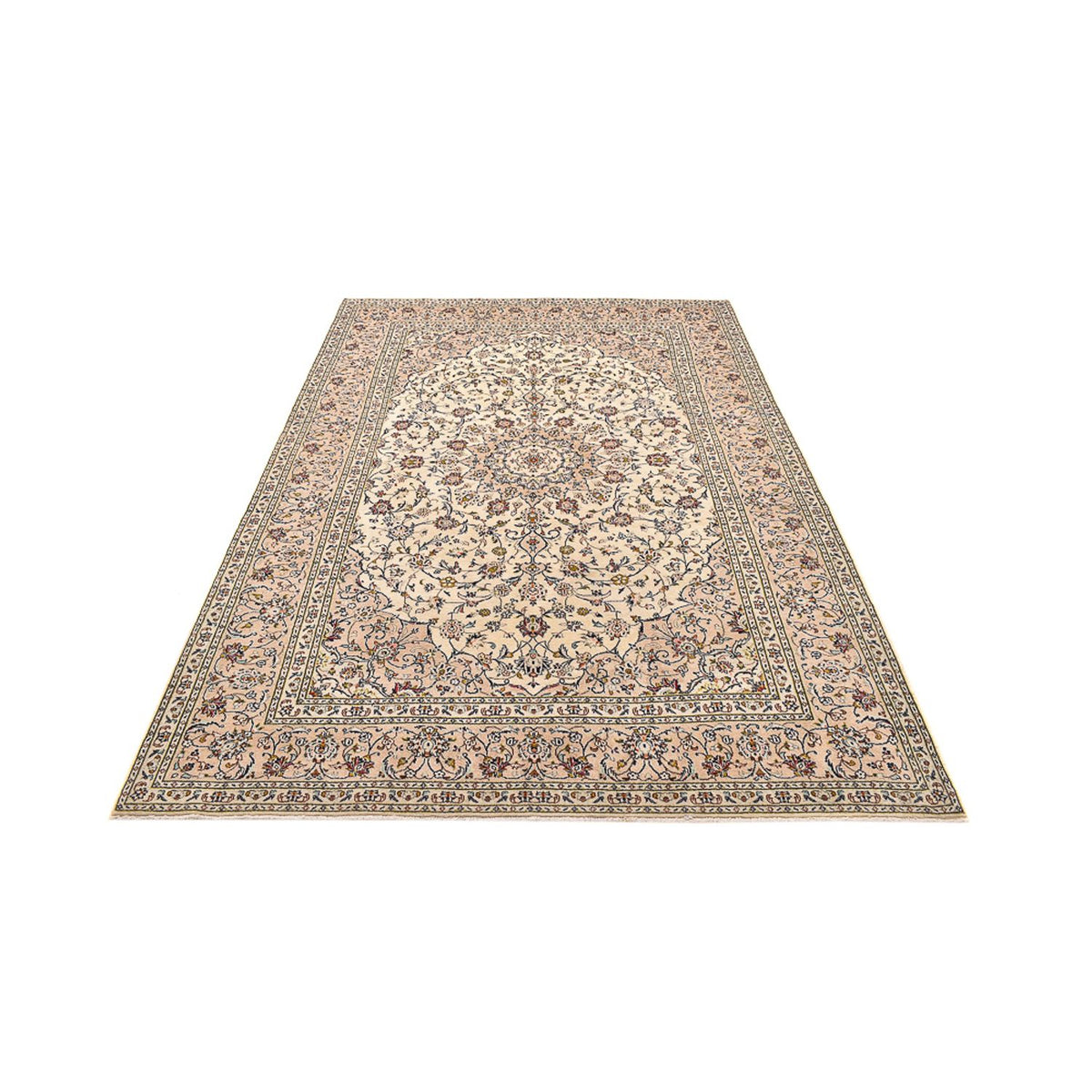 Perzisch tapijt - Keshan - 300 x 200 cm - licht beige