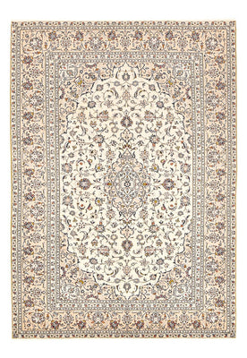 Perzisch tapijt - Keshan - 308 x 208 cm - licht beige