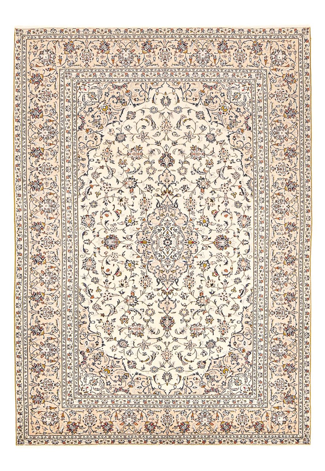 Perzisch tapijt - Keshan - 308 x 208 cm - licht beige