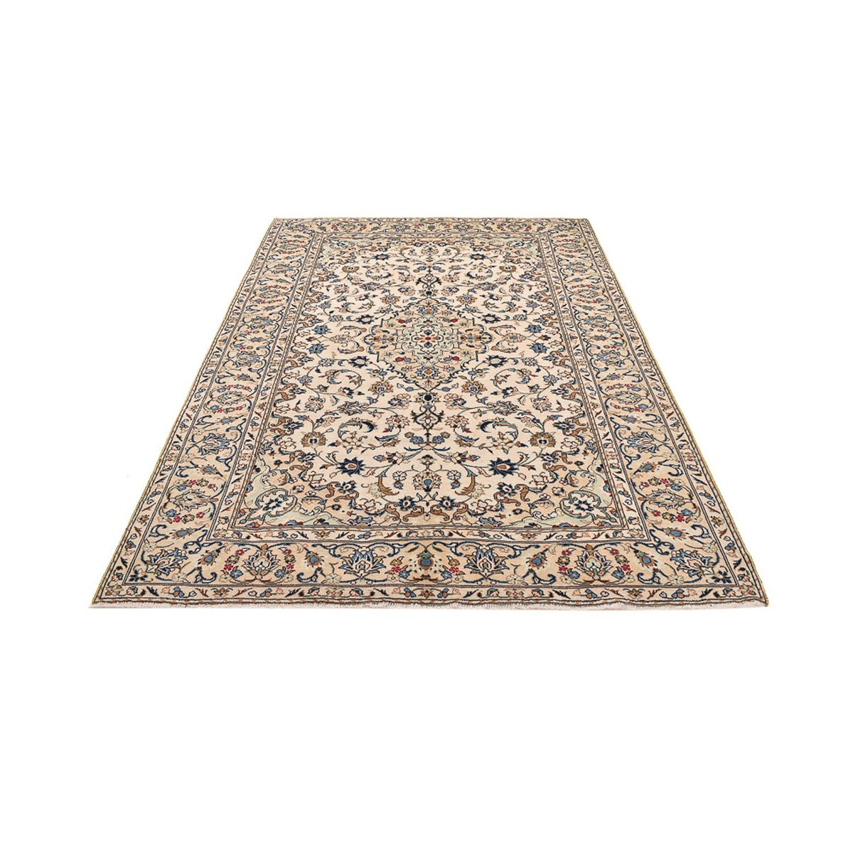 Perzisch tapijt - Keshan - 290 x 191 cm - licht beige