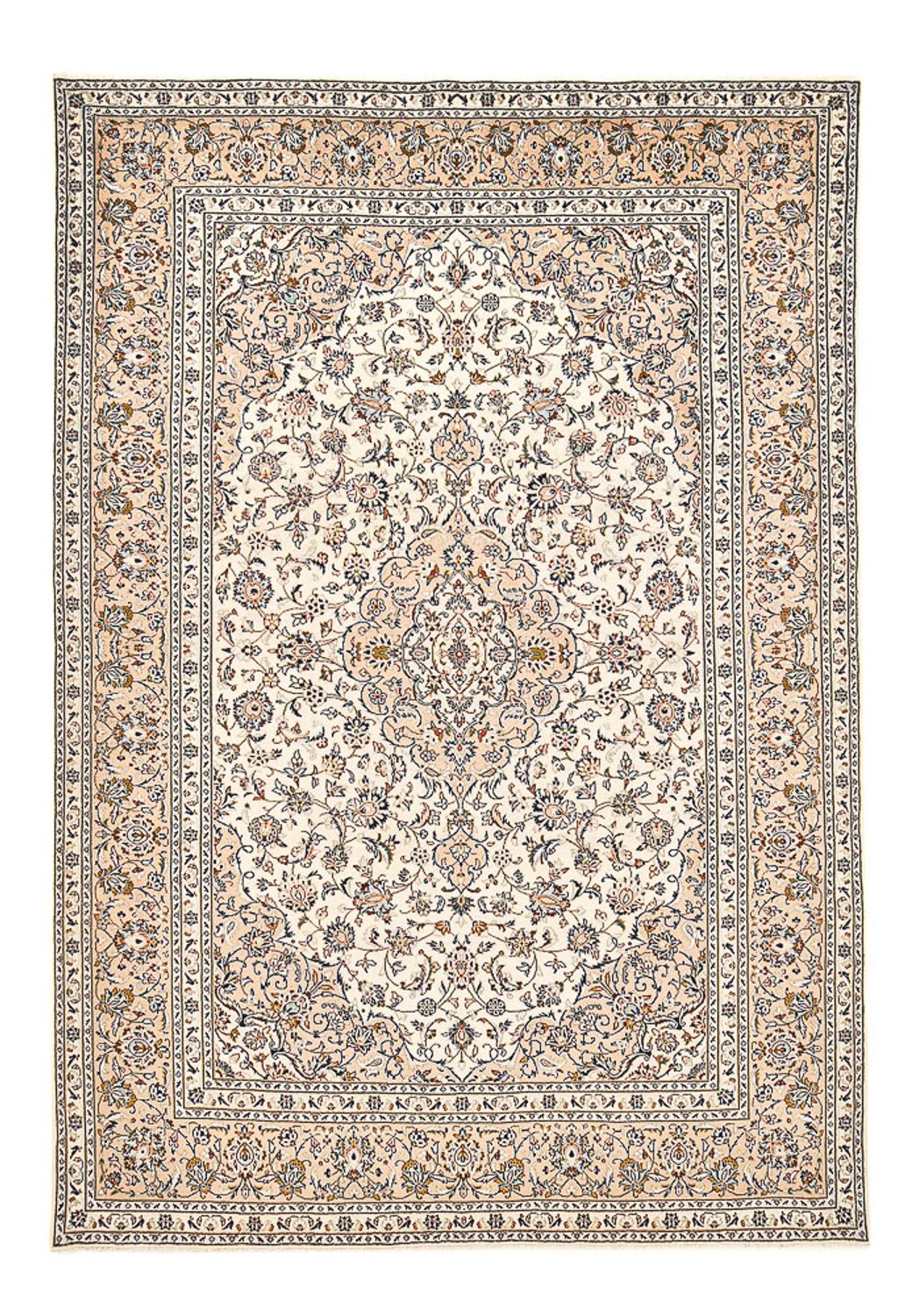 Perzisch tapijt - Keshan - 360 x 250 cm - licht beige