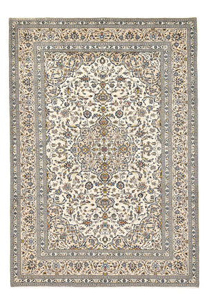 Perzisch tapijt - Keshan - 360 x 246 cm - licht beige