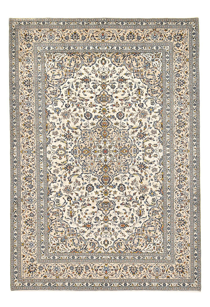 Perzisch tapijt - Keshan - 360 x 246 cm - licht beige