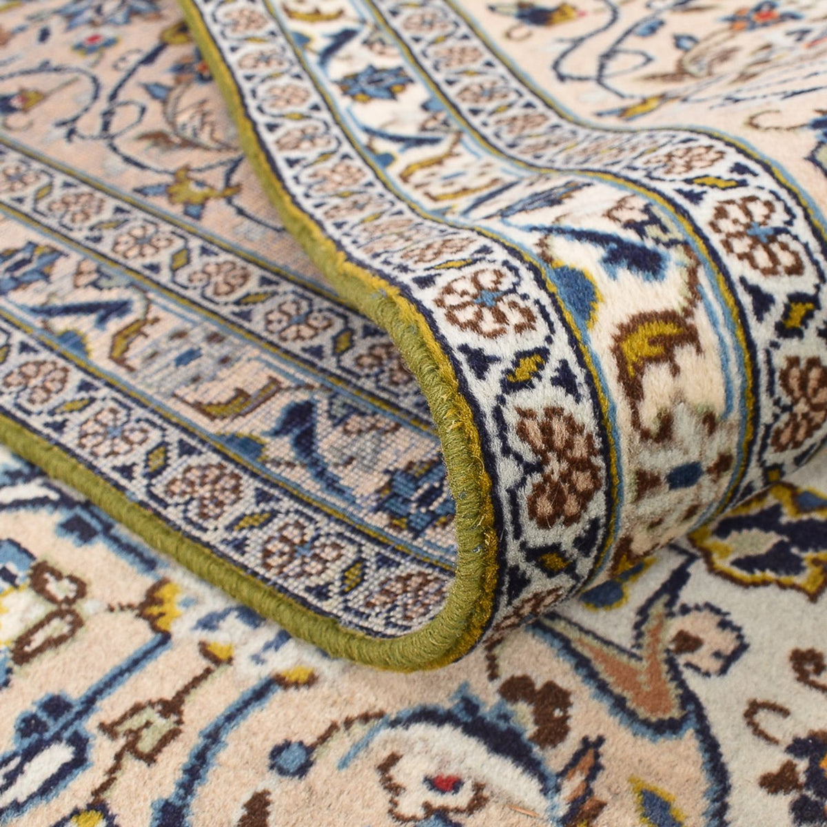 Perzisch tapijt - Keshan - 360 x 246 cm - licht beige