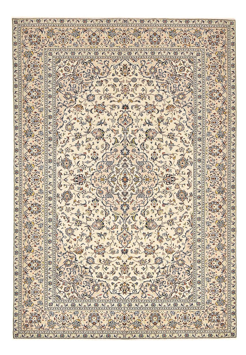 Perzisch tapijt - Keshan - 352 x 242 cm - licht beige