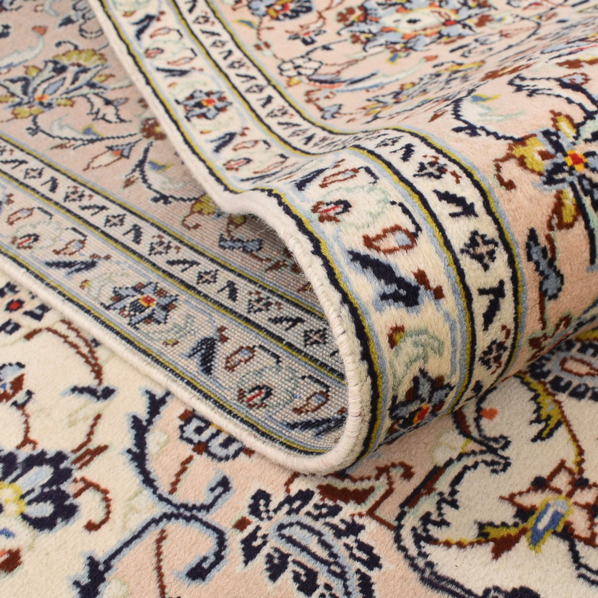 Perzisch tapijt - Keshan - 352 x 242 cm - licht beige