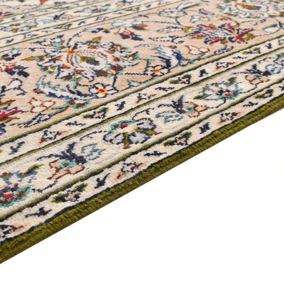 Perzisch tapijt - Keshan - 340 x 245 cm - licht beige