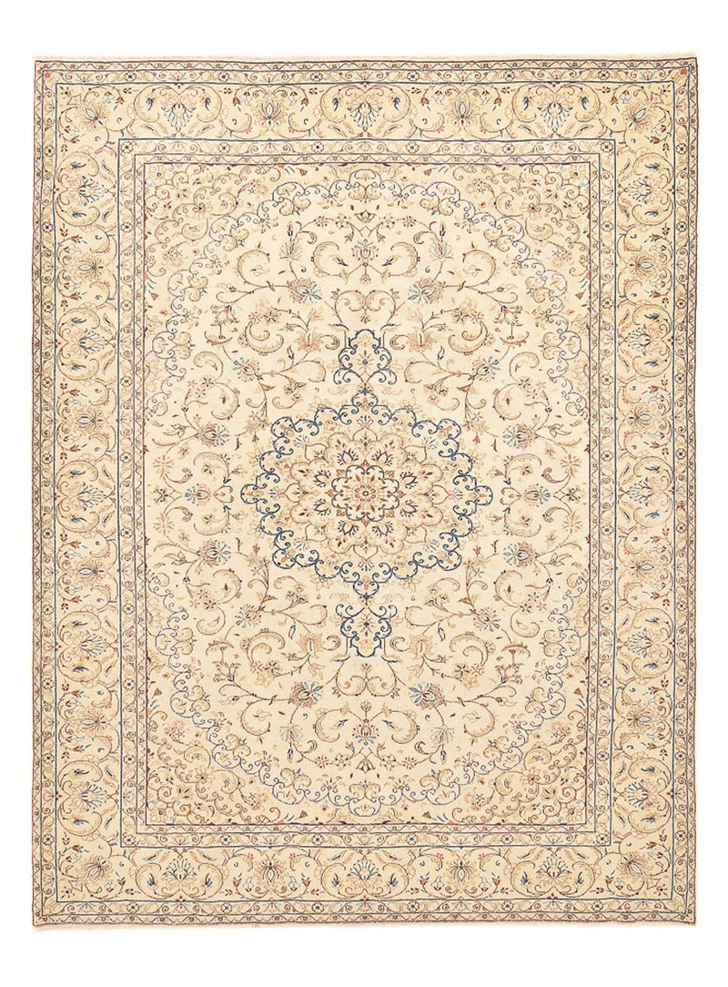 Perzisch tapijt - Keshan - 335 x 250 cm - licht beige