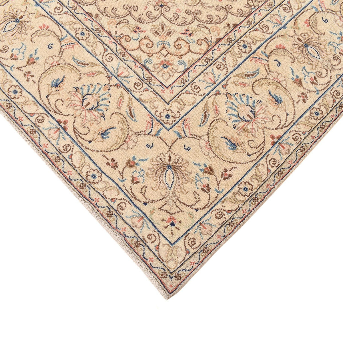 Perzisch tapijt - Keshan - 335 x 250 cm - licht beige
