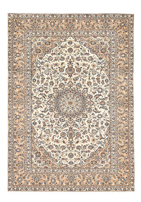 Perzisch tapijt - Keshan - 333 x 235 cm - licht beige