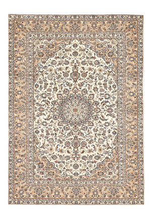 Perzisch tapijt - Keshan - 333 x 235 cm - licht beige