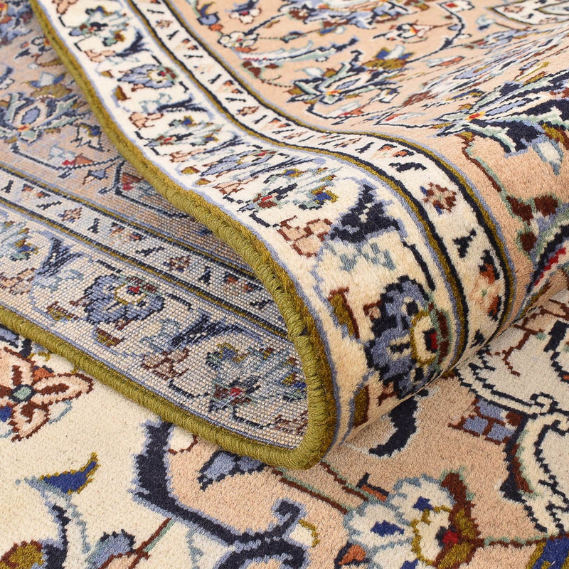 Perzisch tapijt - Keshan - 349 x 241 cm - licht beige