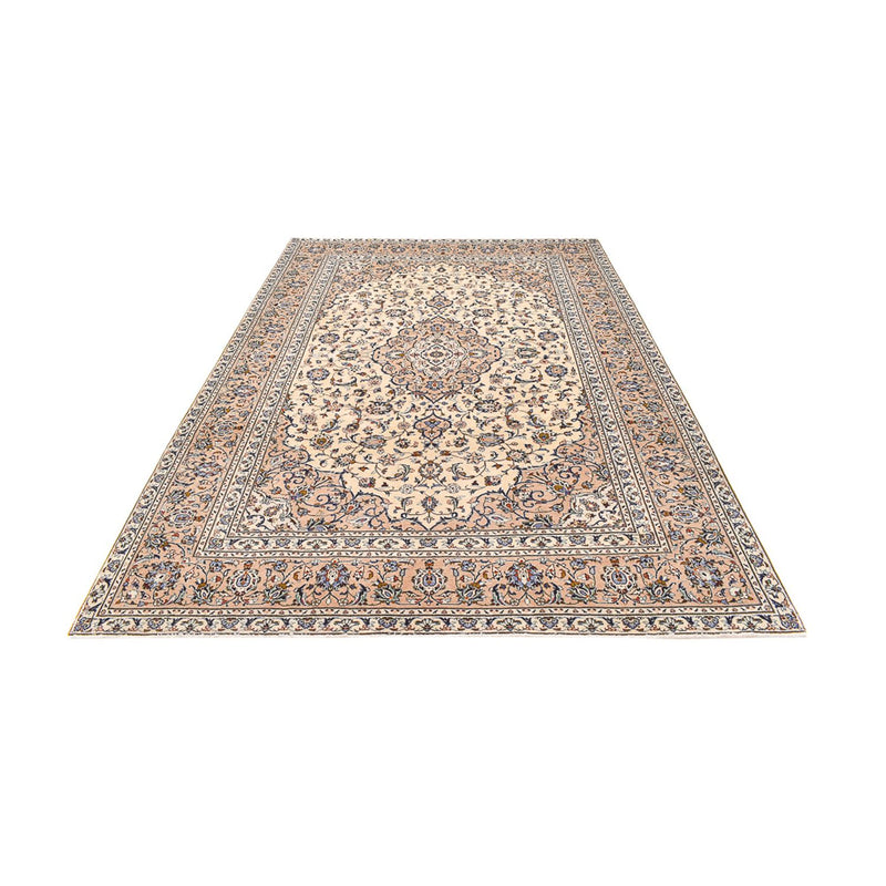 Perzisch tapijt - Keshan - 349 x 241 cm - licht beige