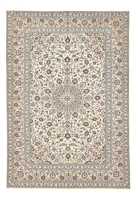 Perzisch tapijt - Keshan - 356 x 242 cm - licht beige