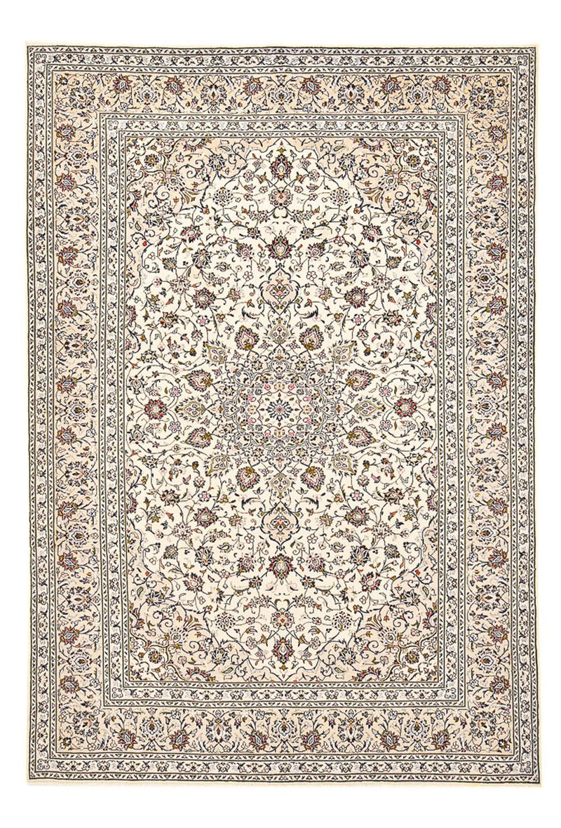 Perzisch tapijt - Keshan - 356 x 242 cm - licht beige