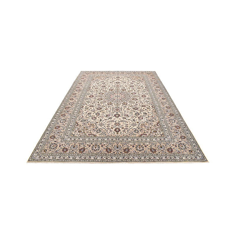 Perzisch tapijt - Keshan - 356 x 242 cm - licht beige