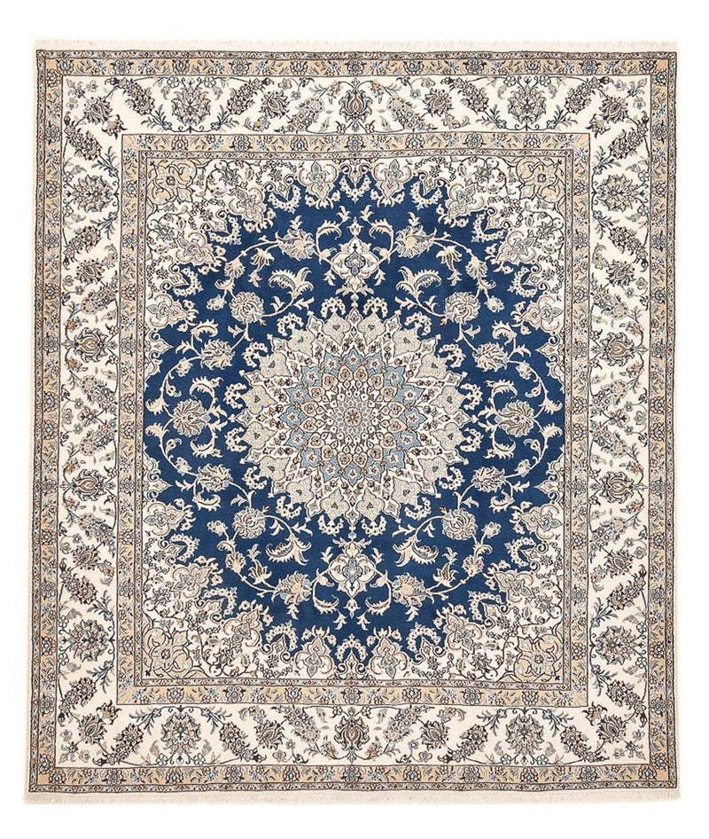 Perzisch tapijt - Nain - 293 x 244 cm - blauw