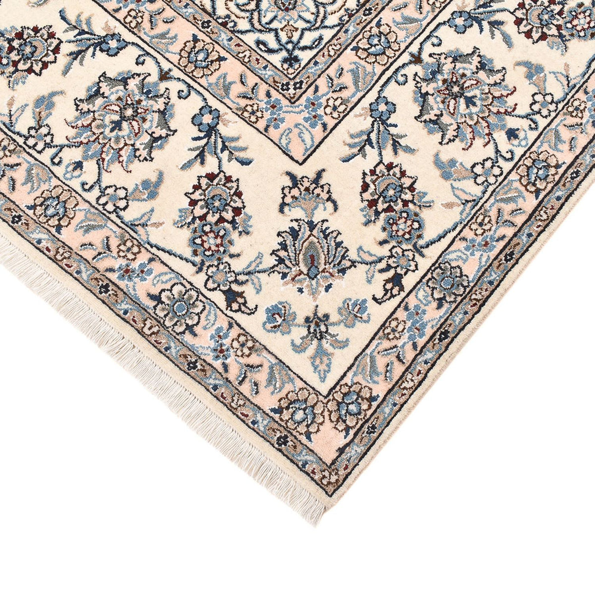 Perzisch tapijt - Nain - 347 x 243 cm - licht beige