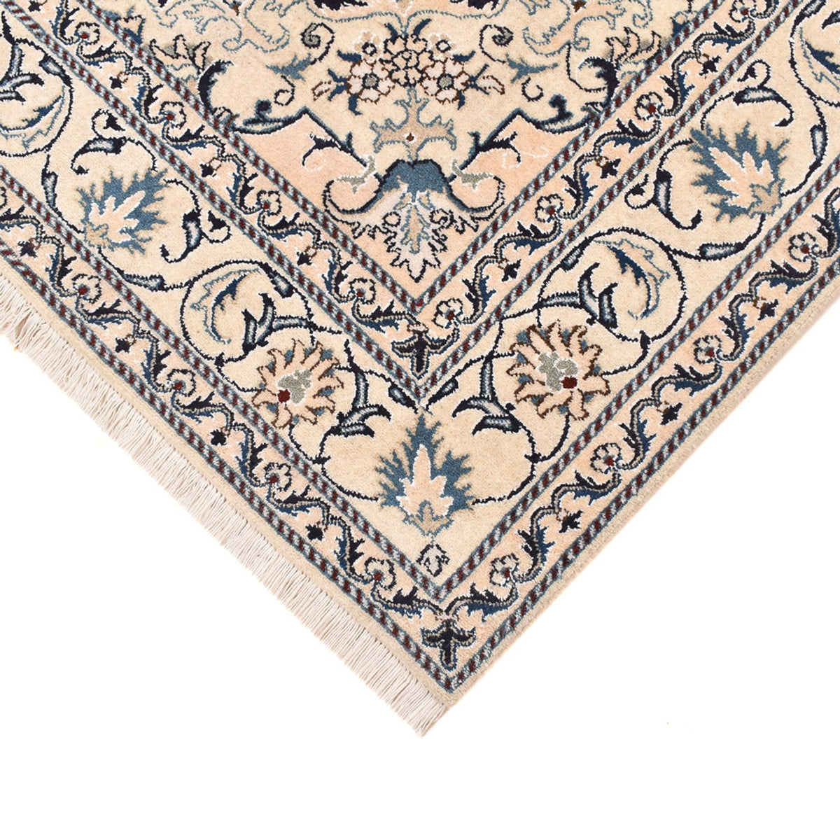 Perzisch tapijt - Nain - 200 x 149 cm - donkerblauw