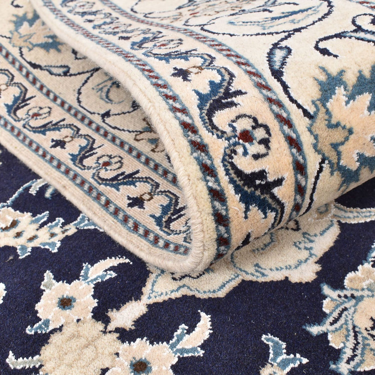 Perzisch tapijt - Nain - 200 x 149 cm - donkerblauw