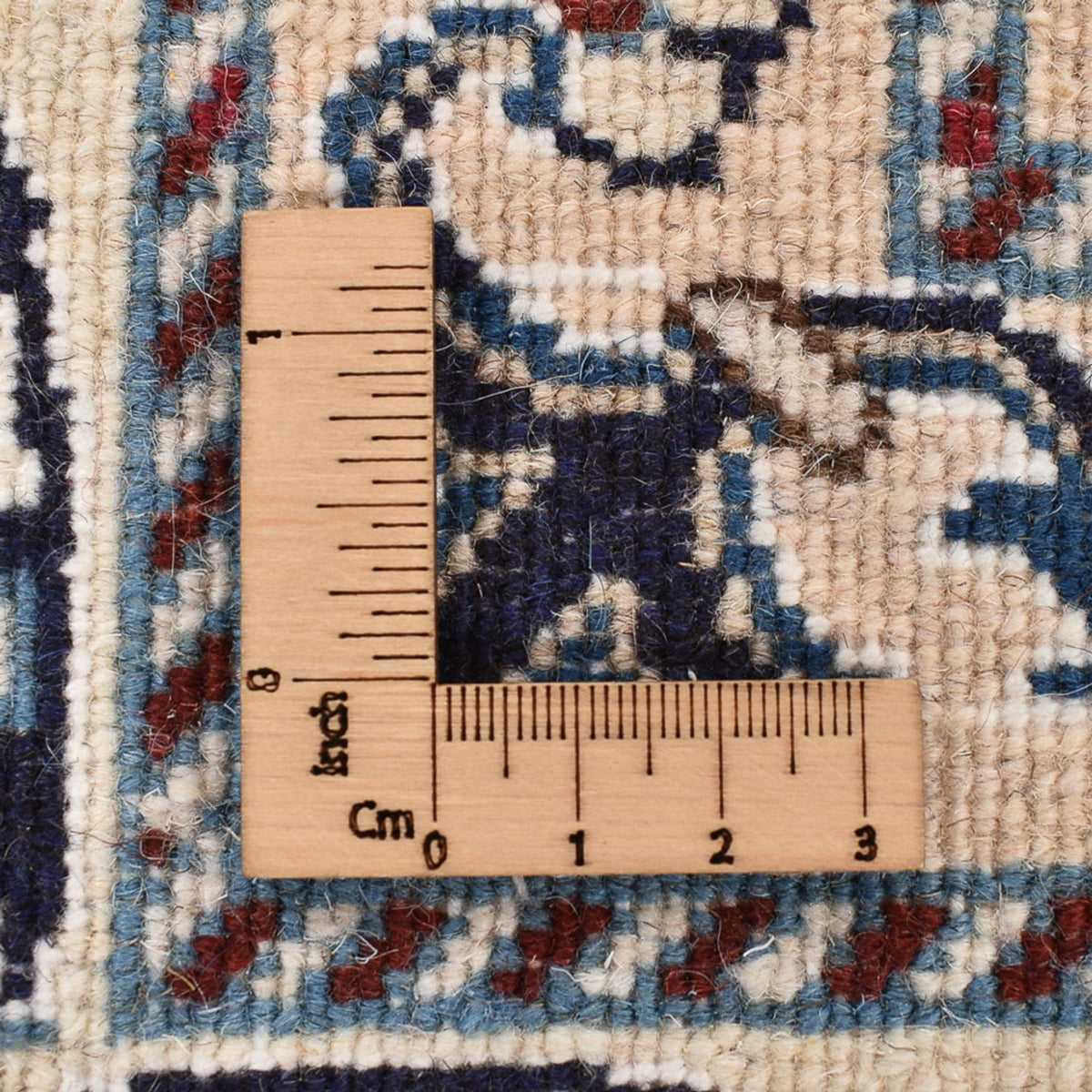 Perzisch tapijt - Nain - 200 x 149 cm - donkerblauw