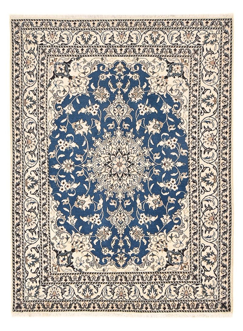 Perzisch tapijt - Nain - 205 x 150 cm - blauw