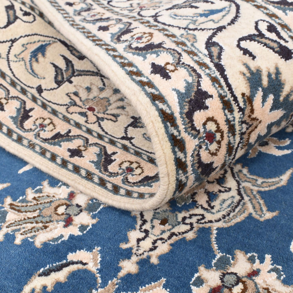 Perzisch tapijt - Nain - 205 x 150 cm - blauw